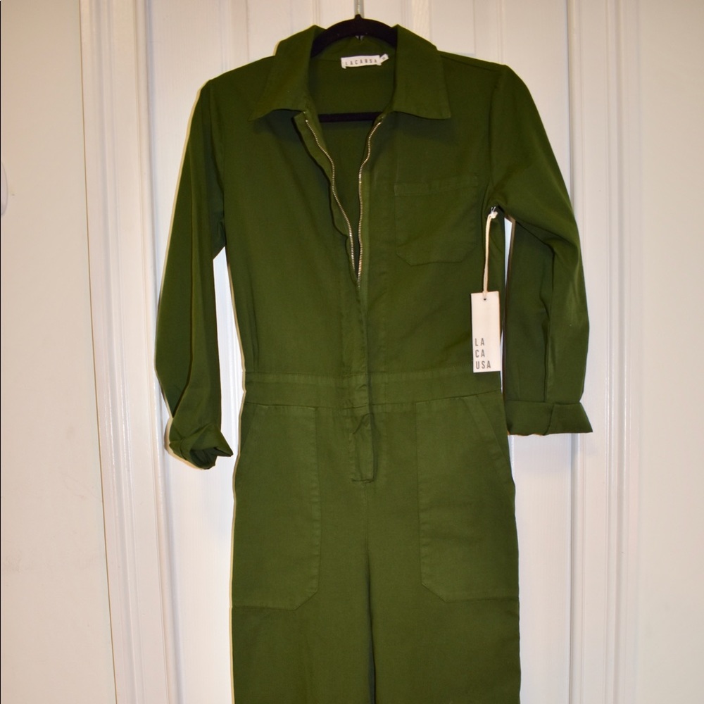 LACAUSA Pheonix Jumpsuit in Absynthe - Picture 4 of 4